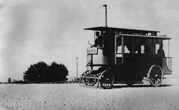 Der Obus von 1901 fuhr nur 3 Monate in Eberswalde