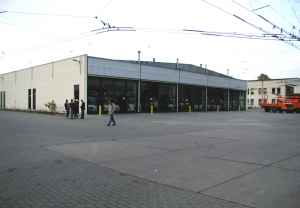 3200 m² large parking hall on the depot Eberswalde/Nordend
