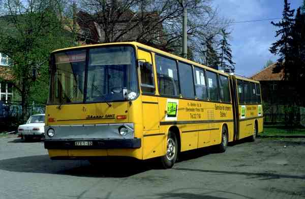 Articulated trolleybus no. 013 of the Hungarian type Ikarus 280.93 (scrapped)