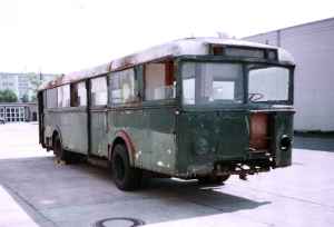 Trolleybus of the German type KEO II (war unit bus standard size 2)