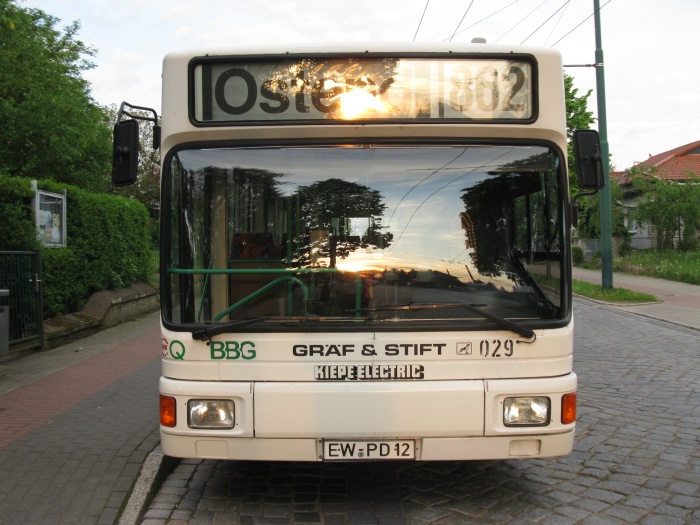 Шарнирносочленённый троллейбус № 029 типа ÖAF Gräf & Stift NGE 152 M17