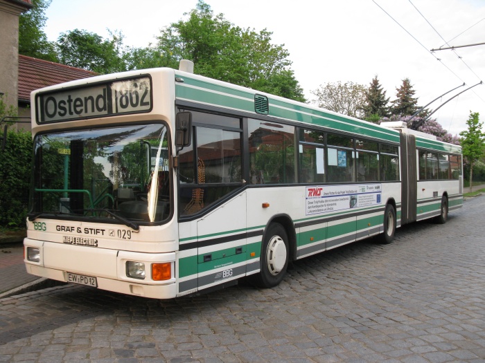 Шарнирносочленённый троллейбус № 029 типа ÖAF Gräf & Stift NGE 152 M17