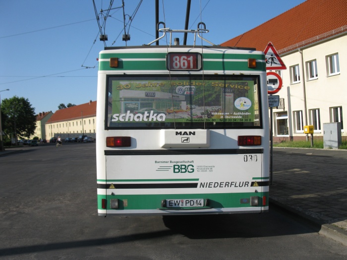 Шарнирносочленённый троллейбус № 030 австрийского типа ÖAF Gräf & Stift NGE 152 M17