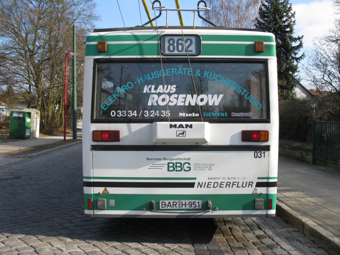 Шарнирносочленённый троллейбус № 031 типа ÖAF Gräf & Stift NGE 152 M17