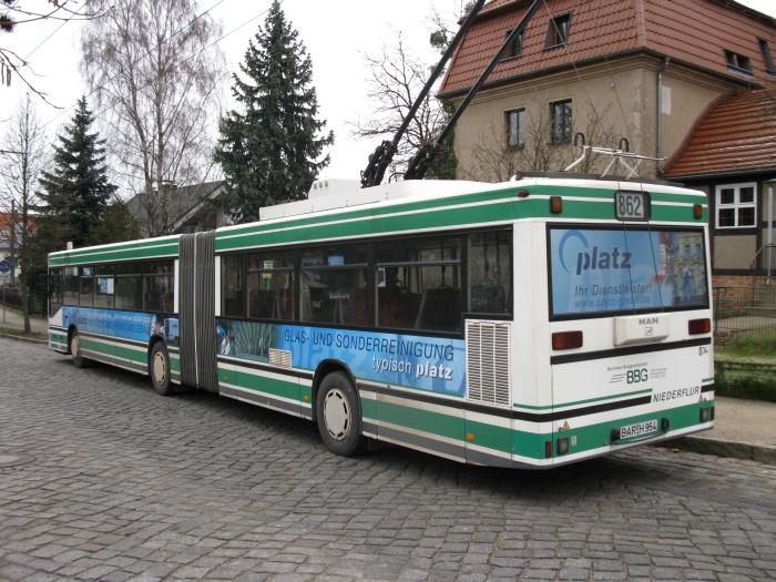 Шарнирно-сочленённый троллейбус № 034 типа ÖAF Gräf & Stift NGE 152 M17