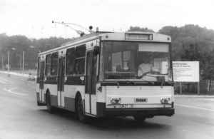 Троллейбус чехословацкого типа „Шкода 14Тр03“ для Эберсвальде.