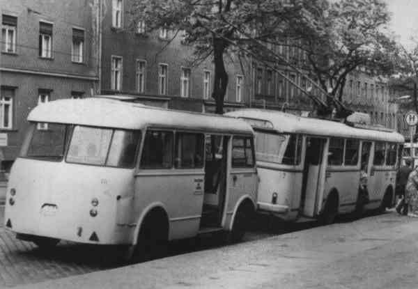 Trolleybus no. 18/I of the Czech type ŠKODA 9 Tr14 (scrapped)
