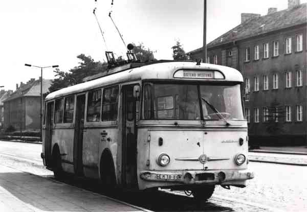 Trolleybus no. 23(I) of the Czech type ŠKODA 9 Tr15 (scrapped)