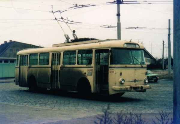Trolleybus no. 26(I) of the Czech type ŠKODA 9 Tr15 (scrapped)