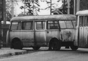 Trolleybus trailer of the GDR-type W 701 Reko