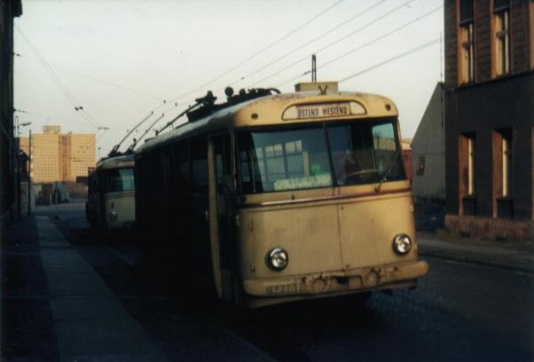 Trolleybus no. 28(I) of the Czech type ŠKODA 9 Tr8
(scrapped)