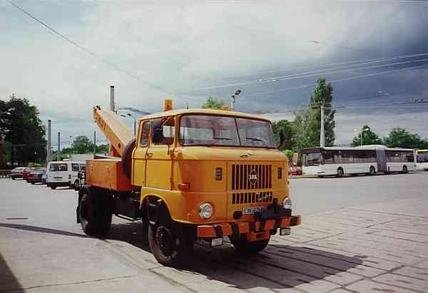 Ausgesonderter Abschleppwagen vom DDR-Typ W 50 LA/AB/A