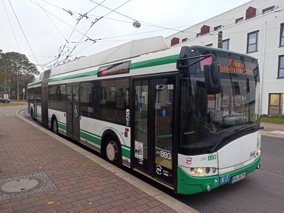 Шарнирносочленённый троллейбус № 056 польского типа Солярис Троллино 18 АЦ